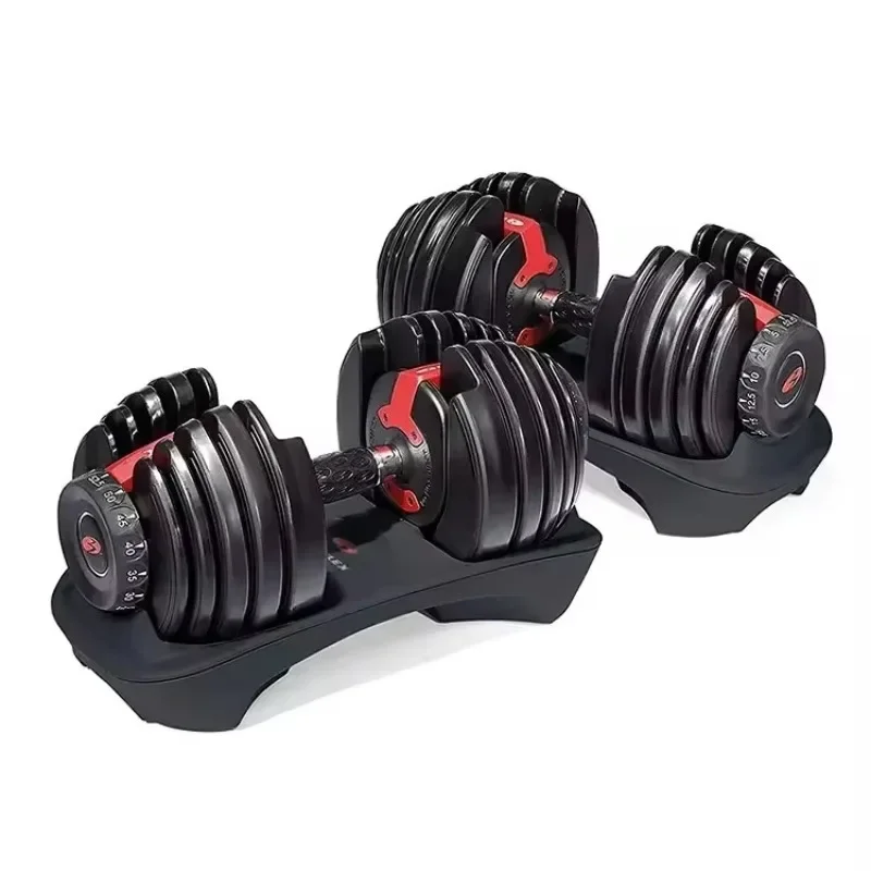 Home Gym Equipment Set - 40kgのアップグレードモデル。調整可能なハンドル付きダンベルセット。筋力トレーニング用。家庭用ジム機器。耐久性に優れた設計。