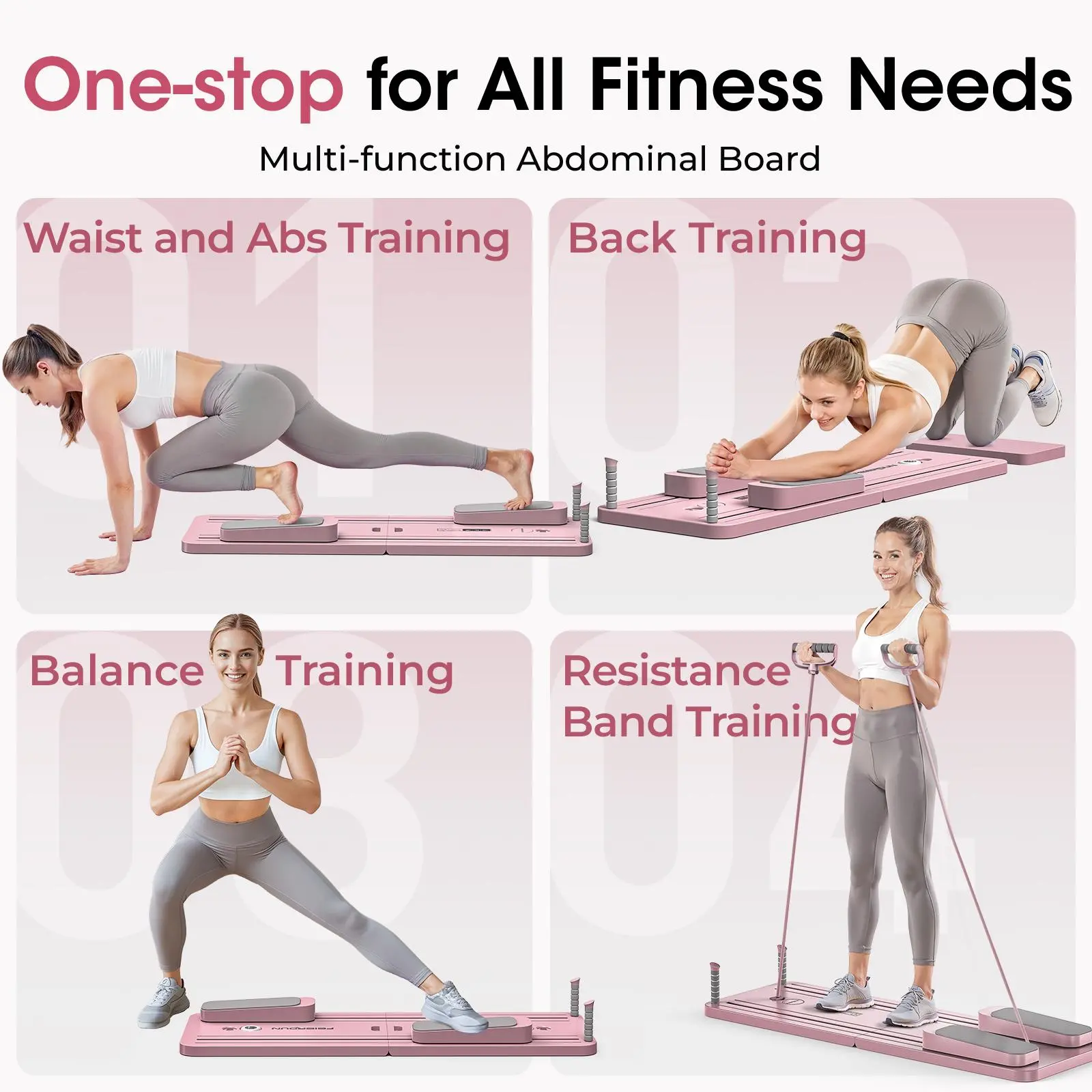 折りたたみ式ピラティスボード 多機能腹部コアトレーナー 腹筋 - Leg Home Gym Workout のレビューと価格