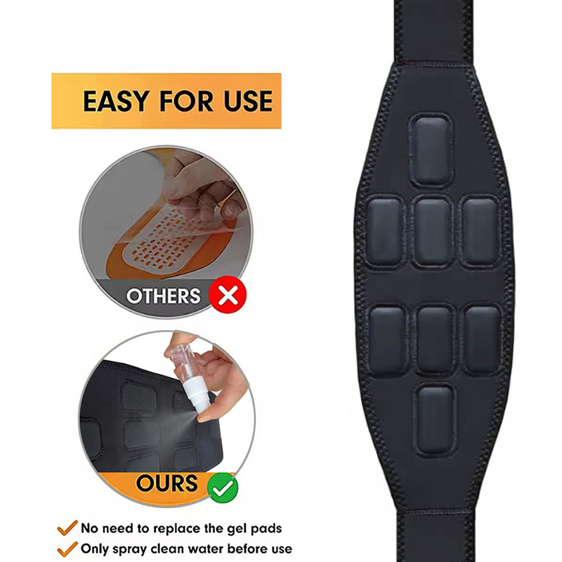 スマート・マッスル・トナー、腹筋トレーニングベルト、USB充 - Home Gym Routine のレビューと価格