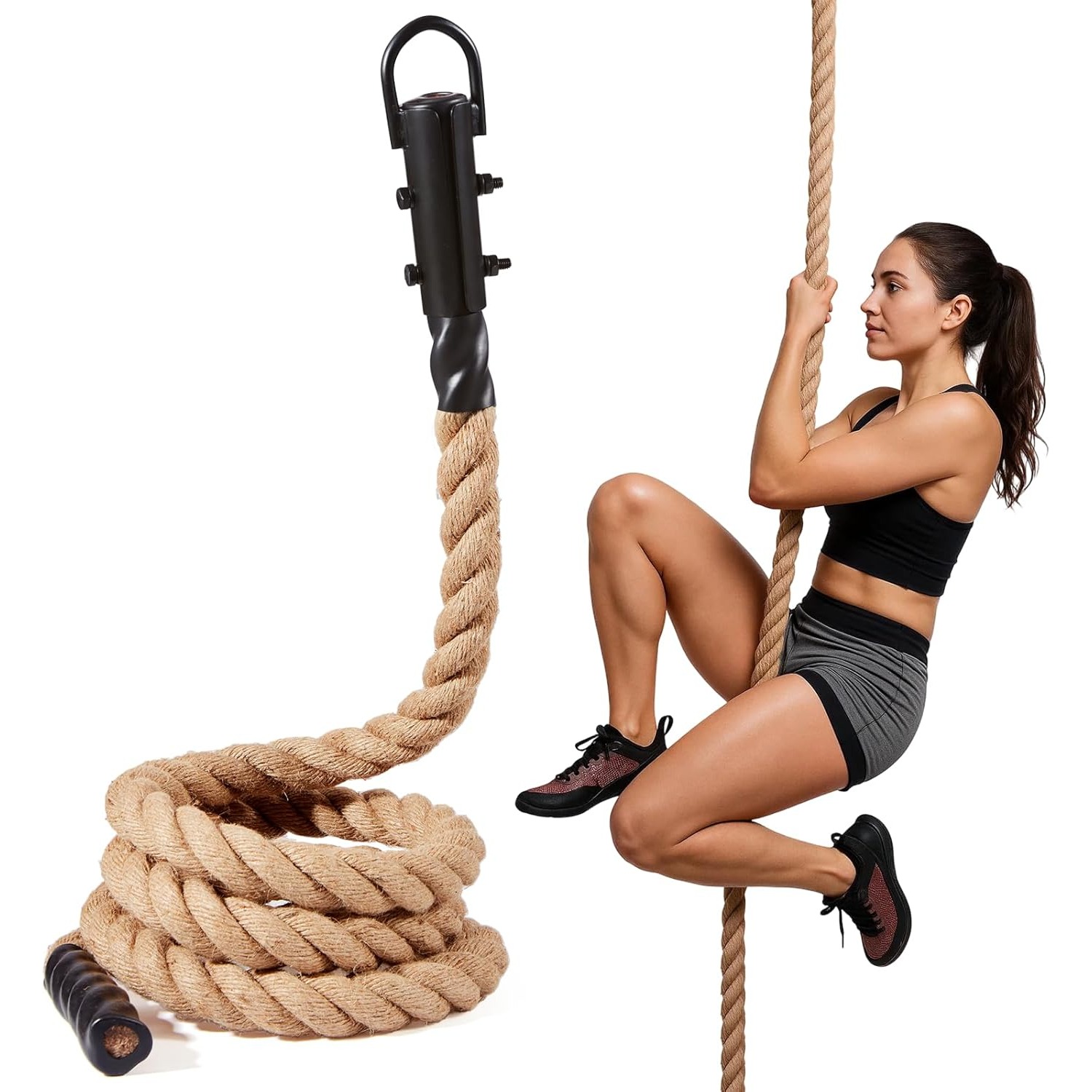 ヘビーデューティーバトルロープ 3.7cm x 3m - 縁 - Battle Rope Heavy のレビューと価格