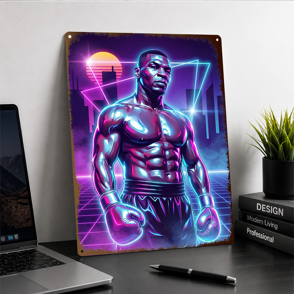 マイク・タイソンのボクシングをテーマにした、テクスチャ加工の - Home Gym Neon Sign のレビューと価格